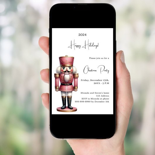 Notenkrakersfeestje Kaart