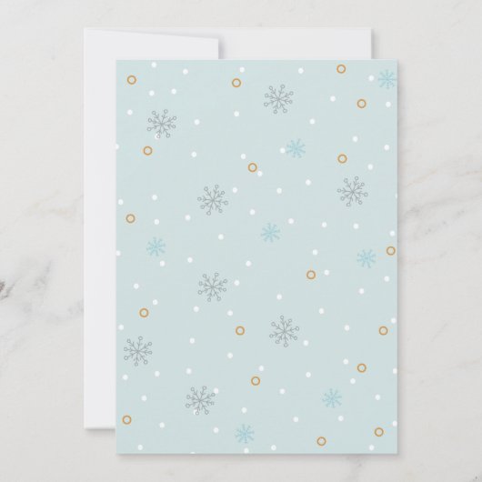 Notenkrakersfeestuitnodiging Kaart (Achterkant)