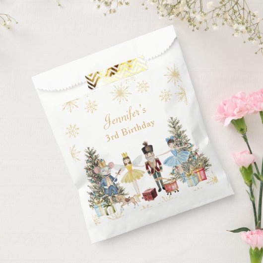 Notenkrakersverjaardagsfeestje Bedankzakje (Gezegeld)