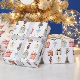 Notenkrakersverjaardagsfeestje Cadeaupapier