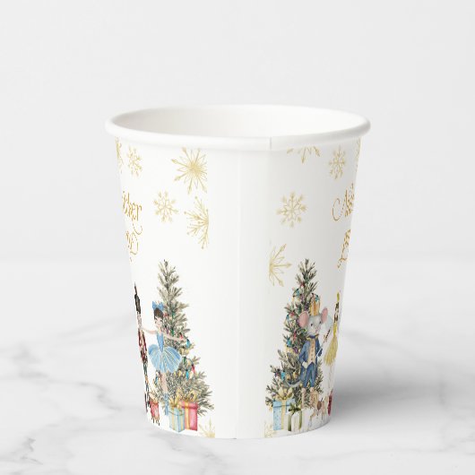 Notenkrakersverjaardagsfeestje Papieren Bekers (Rechts)