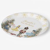 Notenkrakersverjaardagsfeestje Papieren Bordje (Gekanteld)