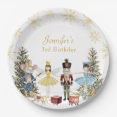 Notenkrakersverjaardagsfeestje Papieren Bordje (Voorkant)