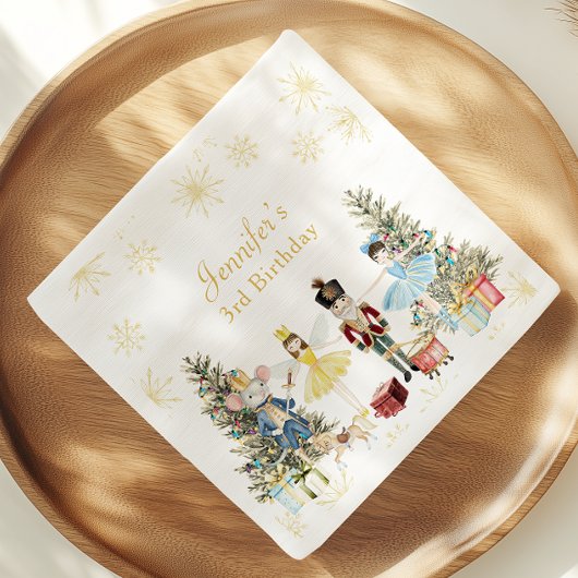 Notenkrakersverjaardagsfeestje Servet