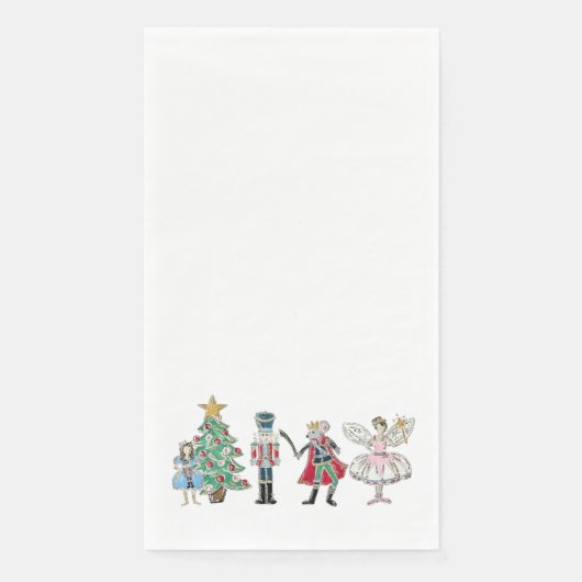 Notenkrakertekens handdoek of servetten (Voorkant)