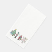 Notenkrakertekens handdoek of servetten (Hoek)