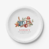 notenkrakervakantie papieren bordje (Voorkant)