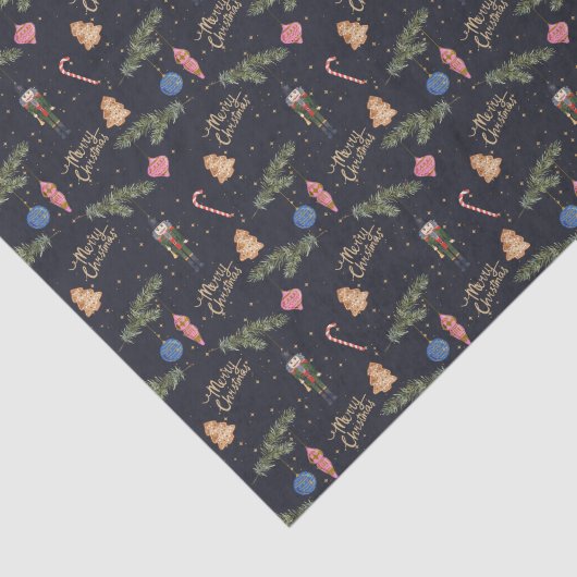 notenkrakervloot tissuepapier (Detail)