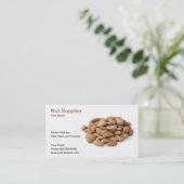 notenleverancier visitekaartje (Staand voorkant)