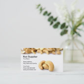 notenleverancier visitekaartje (Staand voorkant)