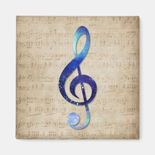 Notenschlüssel Magneet (Voorkant)