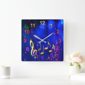 Notenschlüssel mit Noten Vierkante Klok (Huis)