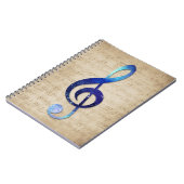 Notenschlüssel Notitieboek (Linkerzijde)