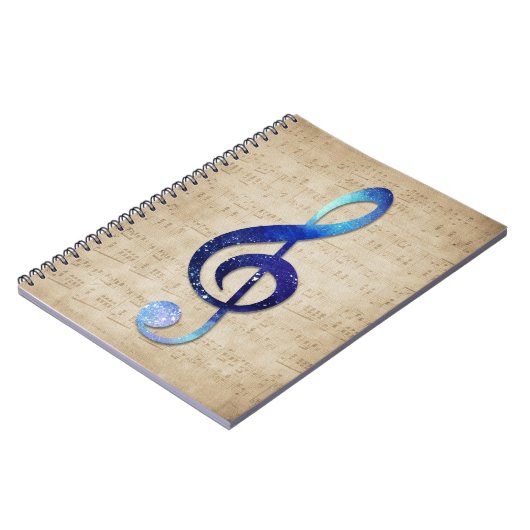 Notenschlüssel Notitieboek (Linkerzijde)