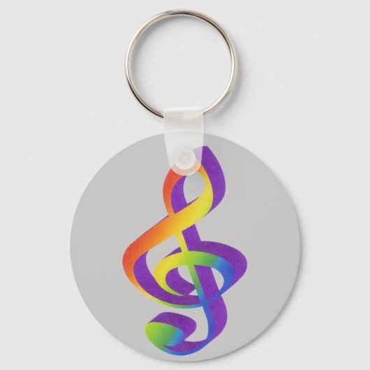 Notenschlüsselschlüsselanhänger Sleutelhanger (Voorkant)