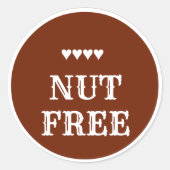 Notenvrije Sticker (Voorkant)