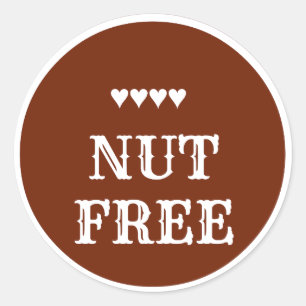 Notenvrije Sticker