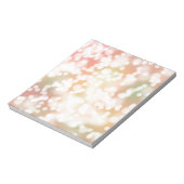 Notepad bokeh-achtergrond notitieblok (Linkerzijde)