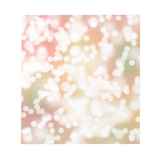Notepad bokeh-achtergrond notitieblok (Voorkant)