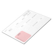 Notepad - Boodschapper Boodschappenlijst Notitieblok (Schuin)