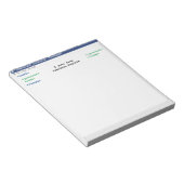 Notepad Computerwetenschapper Programmeur Coder Fo Notitieblok (Schuin)