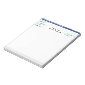 Notepad Computerwetenschapper Programmeur Coder Fo Notitieblok (Linkerzijde)