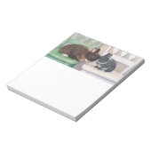 Notepad Cute Two Rabbits Art Notitieblok (Linkerzijde)