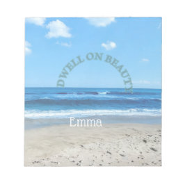 Notepad Earth day dwell on beauty Notitieblok