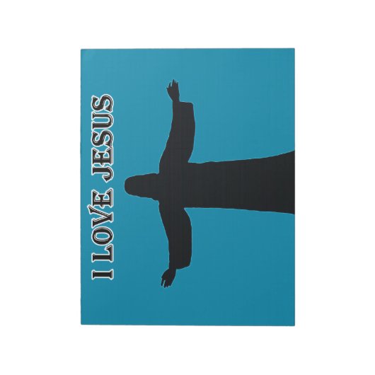 Notepad  i love jesus notitieblok (Linkerzijde)
