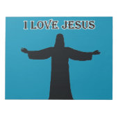 Notepad i love jesus notitieblok (Voorkant)