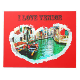 Notepad i love VENICE Notitieblok