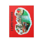 Notepad ik hou van VENETIE Notitieblok (Linkerzijde)