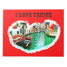 Notepad ik hou van VENETIE