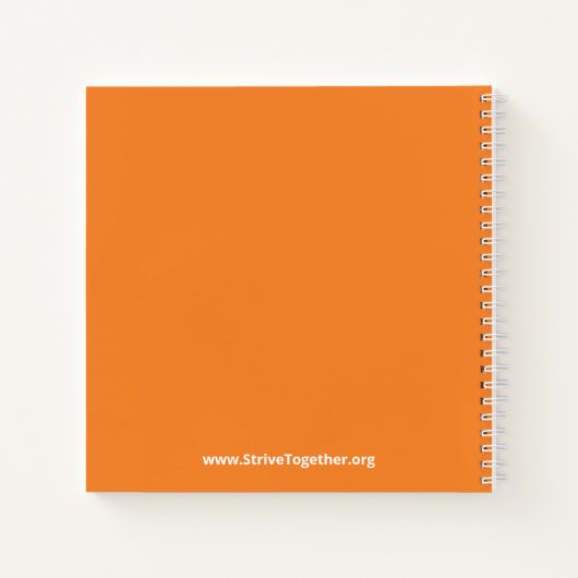 Notepad - Orange Notitieboek (Achterkant)