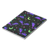 Notepad - "Purple Bats" Notitieblok (Linkerzijde)
