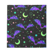 Notepad - "Purple Bats" Notitieblok (Voorkant)