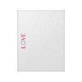 Notepad voor Love & Butterflies Notitieblok (Linkerzijde)