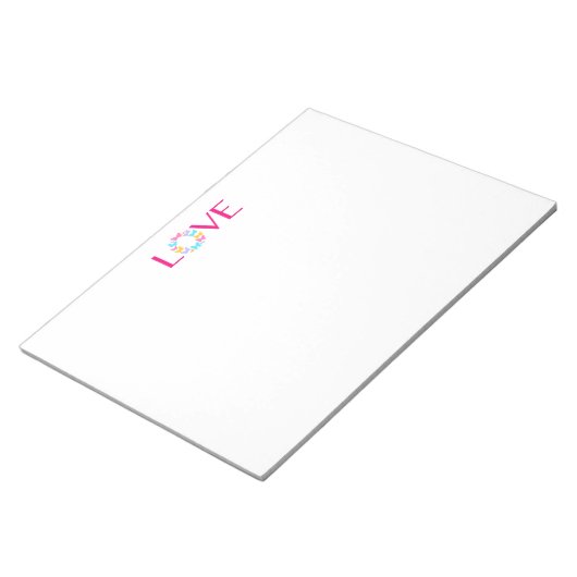 Notepad voor Love & Butterflies Notitieblok (Schuin)