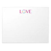 Notepad voor Love & Butterflies Notitieblok (Voorkant)