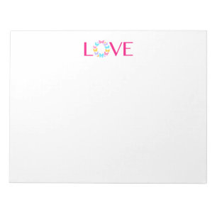 Notepad voor Love & Butterflies Notitieblok
