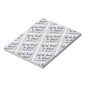 Notepad - Werk hard, wees aardig Notitieblok (Linkerzijde)