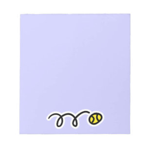 Notepad with cute tenball designer notitieblok