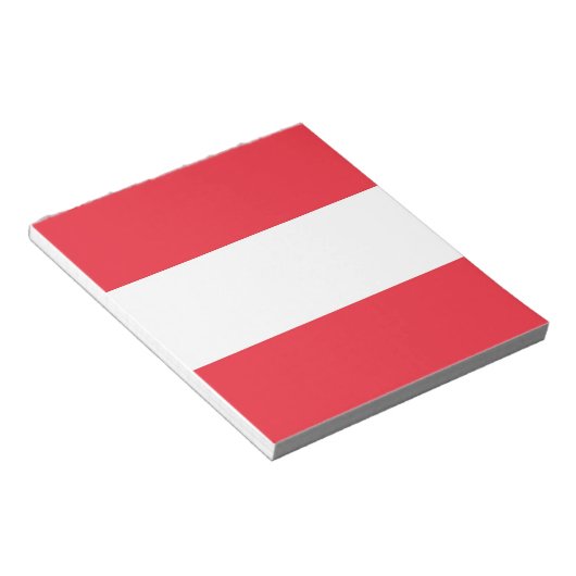 Notepad with Flag of Austria Notitieblok (Schuin)