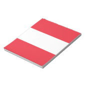 Notepad with Flag of Austria Notitieblok (Linkerzijde)