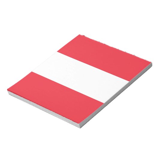 Notepad with Flag of Austria Notitieblok (Linkerzijde)