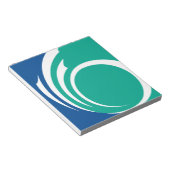 Notepad with Flag of Ottawa, Canada Notitieblok (Schuin)