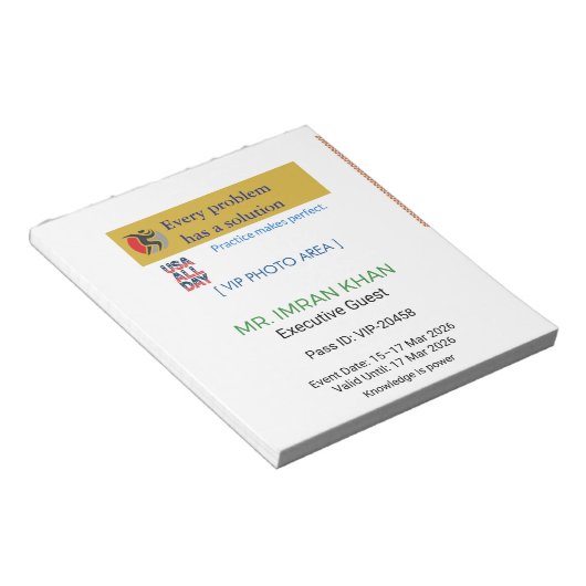 Notepads | Monogram | To-Do | Custom Notitieblok (Schuin)