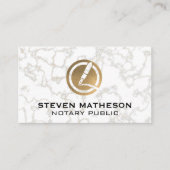 Noteren pen | Goudolie Visitekaartje (Voorkant)