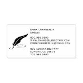 Noteren van  pen en inkt  zelfinktende stempel (Design)