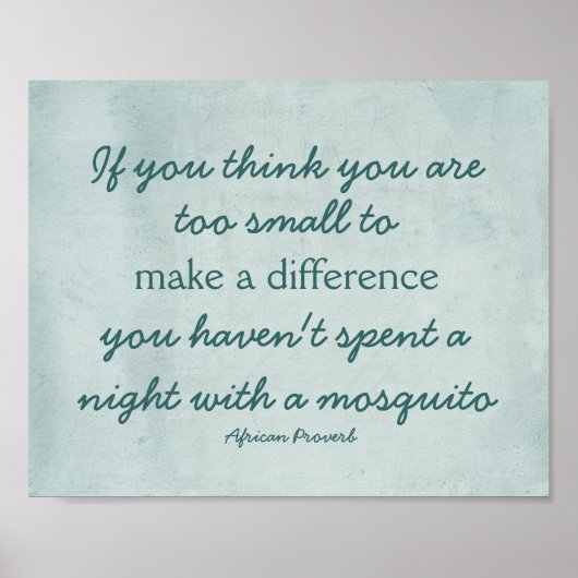 notering maakt een verschil poster (Voorkant)